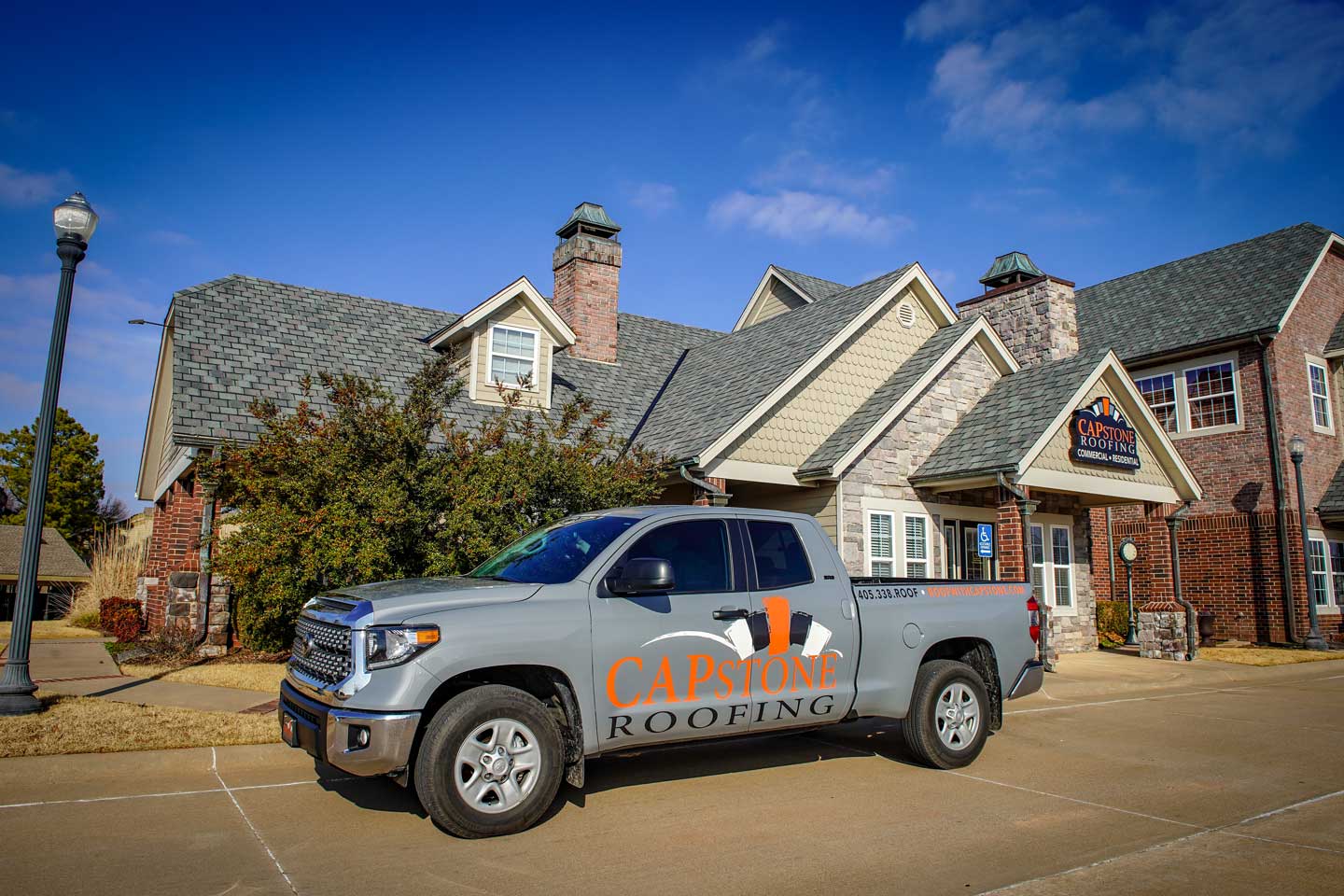 CapstoneEntrance2 Capstone Roofing