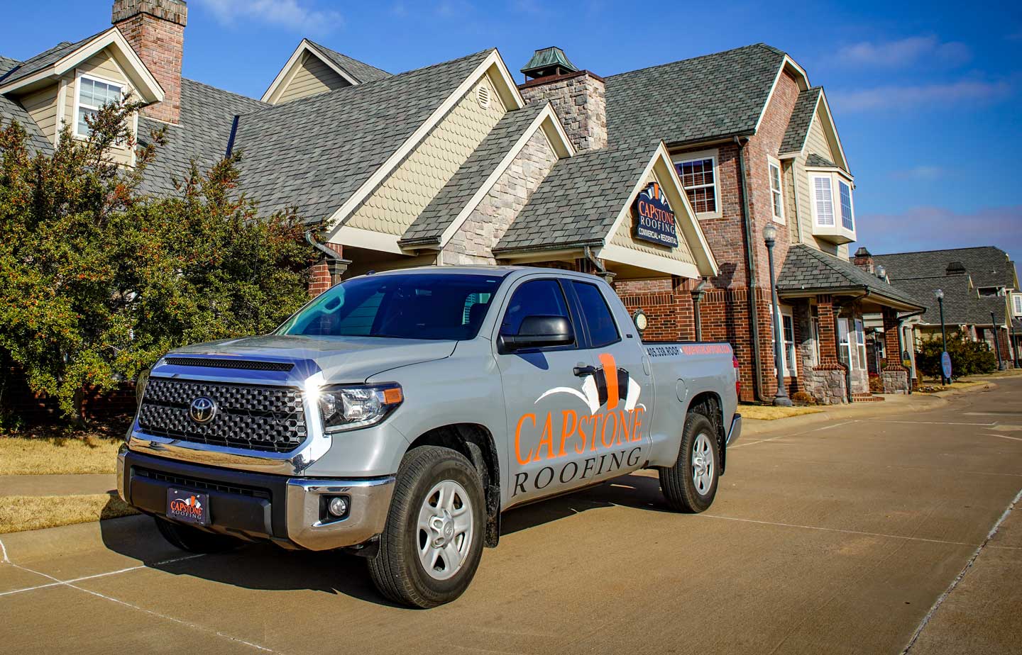 CapstoneEntrance4 Capstone Roofing