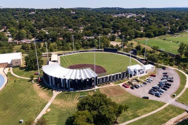 Baseball field distant