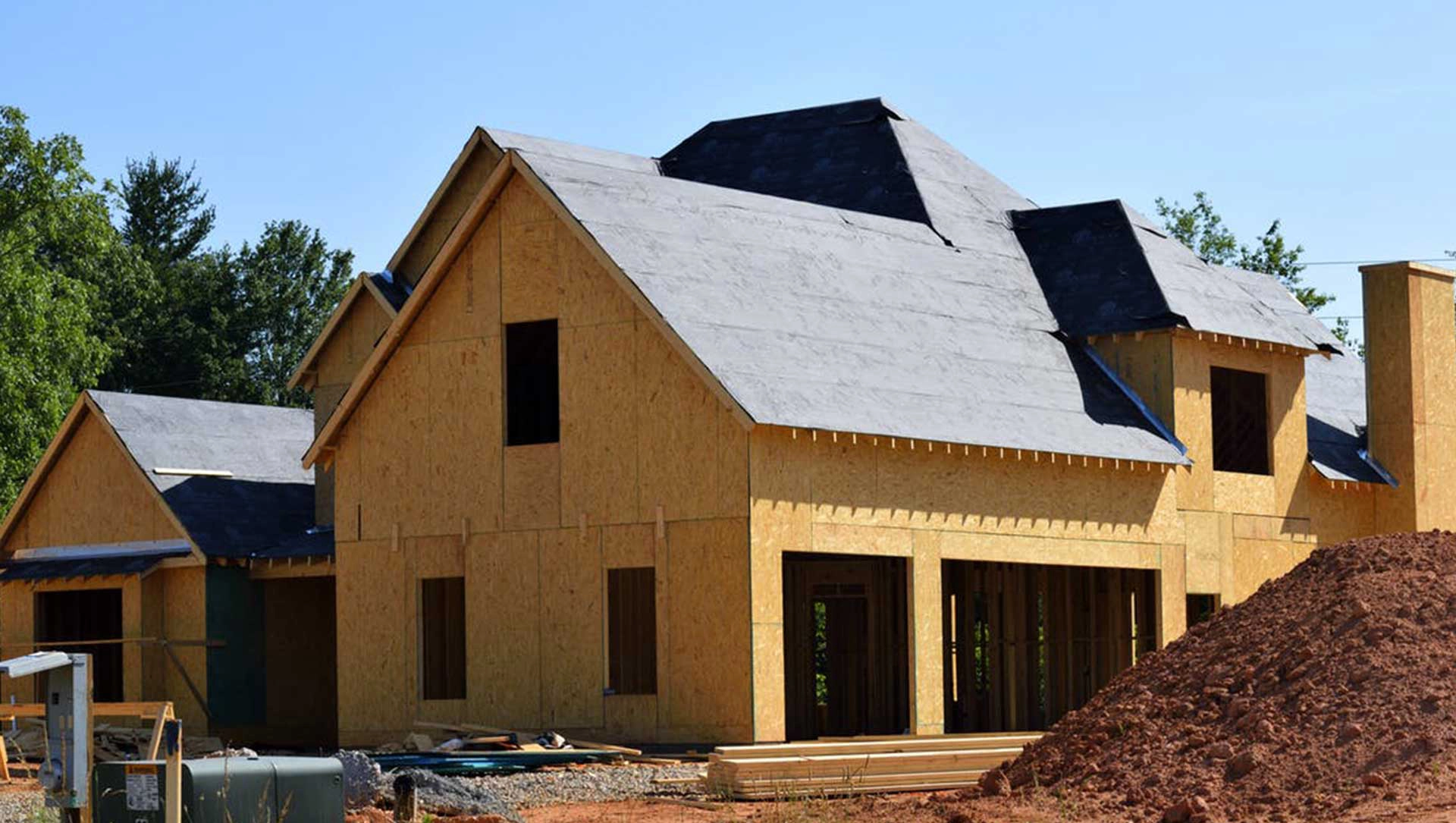 Roof On New Home
